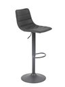 Ver imagem 2 de Banqueta George Pu Preto Base Preta Giratoria 111cm - 49911