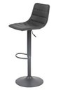 Ver imagem 1 de Banqueta George Pu Preto Base Preta Giratoria 111cm - 49911