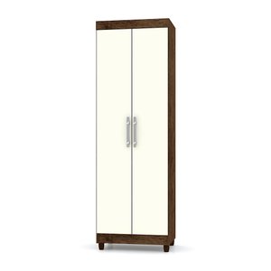 Armário Multiuso Lavanderia 02 Portas Aline Imbuia/champanhe - Pallazio