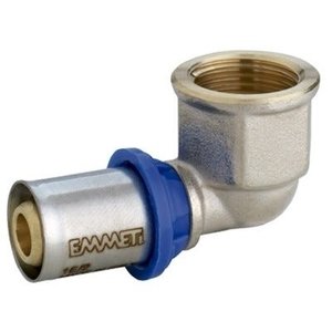Cotovelo Femea Prensar 26mm x 3/4, Emmeti