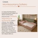 Ver imagem 6 de Cama Solteiro com Proteção Lateral Estofada Montessoriana
