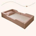 Ver imagem 5 de Cama Solteiro com Proteção Lateral Estofada Montessoriana