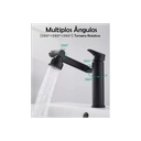 Ver imagem 4 de Torneira Lavabo Banheiro Monocomando Luxo 360 Rotativa Preta - Brinovar