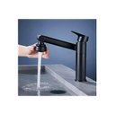 Ver imagem 3 de Torneira Lavabo Banheiro Monocomando Luxo 360 Rotativa Preta - Brinovar