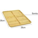 Ver imagem 2 de Petisqueira Gamela Bambu 28 X 28 X 1,2 Cm Yoi