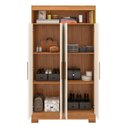 Ver imagem 5 de Kit 2 Peças com Mesa Escrivaninha e Armário 4 Portas com Nicho