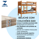 Ver imagem 7 de Beliche Jaspe Duas Camas com Colchões D20 Premium