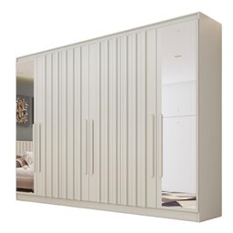 Guarda Roupa Oxford 6 Portas 4 Gavetas com Espelho Mdf - Mademarcs - 2