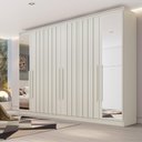 Ver imagem 1 de Guarda Roupa Oxford 6 Portas 4 Gavetas com Espelho Mdf - Mademarcs