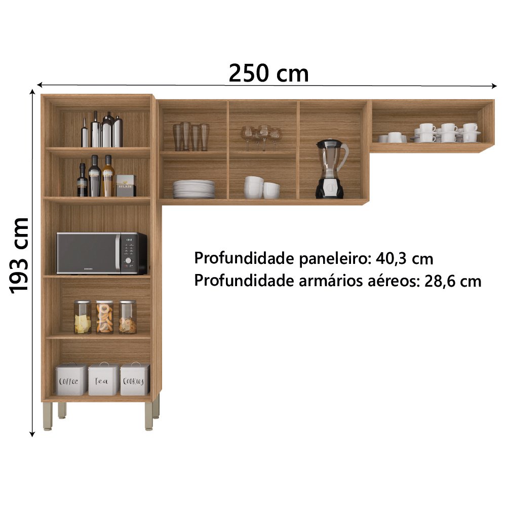 Cozinha Compacta Versalhes 3 Peças Kits Paraná - 4