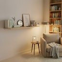 Ver imagem 1 de Painel de Madeira Natural Eucalipto 1,8x40x180 Cm para Nichos e Prateleiras ? Área Interna