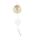 Ver imagem 5 de Arandela New Figo Branco C/ Plug e Interruptor - Vidro Âmbar