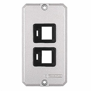 Tampa para Condulete 1/2" e 3/4" com 2 Postos com Suporte para Rj Tramontina