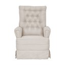 Ver imagem 2 de Poltrona de Amamentação Eloa com Puff Balanço Bebê Completo: Tc 180 Linho Bege