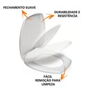 Ver imagem 2 de Assento Tigre Smart Pp Bacia Monte Carlo Deca Soft Close Branco