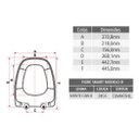 Ver imagem 3 de Assento Tigre Smart Pp Bacia Monte Carlo Deca Soft Close Branco