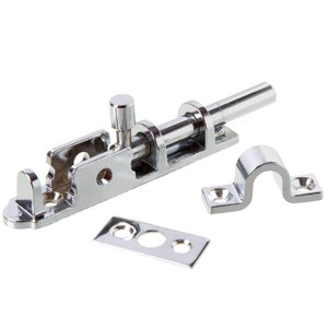 Trinco Universal Zamac 90mm Cromado União Mundial 01 Unidade