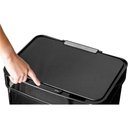 Ver mais imagens de Lixeira Retangular 50l Preta C/sensor Vonder
