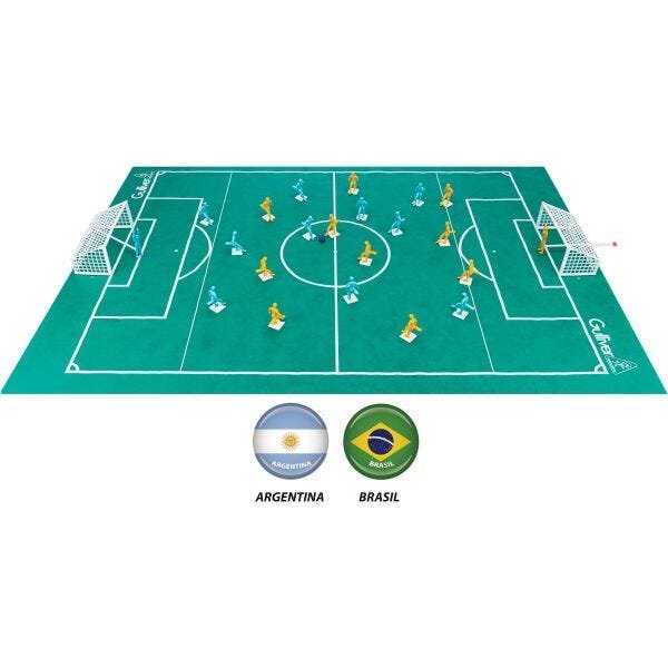 Jogo Futebol De Botão Brasil X Argentina 1902 Gulliver - 3