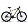 Bicicleta aro 29 GTS I-vtec SX Freio a disco 27 Marchas Rosca com Suspensão 19 Preto / Amarelo - 1