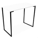 Ver imagem 1 de Escrivaninha Mesa de Apoio Industrial 900 Mm Preto e Branco