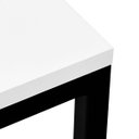 Ver imagem 5 de Escrivaninha Mesa de Apoio Industrial 900 Mm Preto e Branco