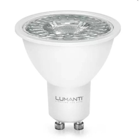 Lâmpada Led Dicroica Mr16 Gu10 4.8w 3000k Bivolt 100-240v Luz Quente Decoração