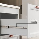 Ver imagem 5 de Cozinha Modulada Olivia 5 Peças com Aéreo de 120cm com Vidro Reflex Poliman Móveis