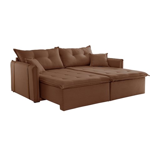 Sofa Cama e Reclinavel São Paulo 2,25m 04 Lugares Txr