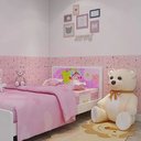 Ver imagem 2 de Kit 6 Un/ Espuma 3d - Tijolo Rústico - Rosa Fantasy