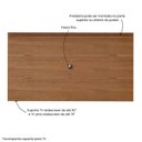 Ver imagem 6 de Painel para TV até 60 Polegadas 180CMX98CM Suporte Universal Slim Artely Cinamomo