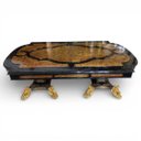Ver imagem 5 de Mesa de Jantar Imperial Preta + 8 Cadeiras de Jantar Imperial com Estofado Clássico Bege 80X220X110C