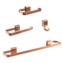 Ver imagem 1 de Kit Acessórios para Banheiros 4 Peças Lavabo Banheiro Rose Gold