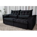 Ver imagem 4 de Sofá Retrátil e Reclinável Ipanema 1,50m em Tecido Veludo C/pillow Nos Braços - Montagem Inclusa:pre