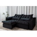 Ver imagem 2 de Sofá Retrátil e Reclinável Ipanema 1,50m em Tecido Veludo C/pillow Nos Braços - Montagem Inclusa:pre