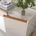 Ver imagem 4 de Aparador Buffet Elegance com 4 Portas Off White/jequitiba - Lukaliam