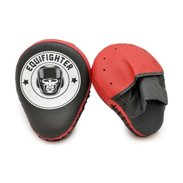 Kit Aparador de Chute + Luva de Foco Fechada Vermelho Equifighter - 4