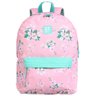 Mochila Feminina Escolar Juvenil Impermeável Florida Grande Resistente Rosa Costas Boa Forma + - Ros - 4