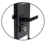 Fechadura Mgm Modena Wc Roseta Quadrada Preto Fosco - 3