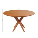 Ver imagem 2 de Mesa de Jantar Redonda Vitória 130cm