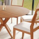 Ver imagem 4 de Mesa de Jantar Redonda Vitória 130cm