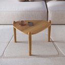Ver imagem 4 de Mesa de Centro Orgânica 55,4cm Pé de Madeira 28012 Artesano