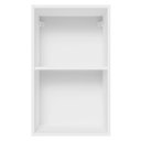 Ver imagem 7 de Armário de Cozinha Aéreo 100% MDF 40 cm 1 Porta Branco/Preto Acordes Madesa