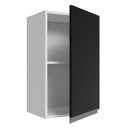 Ver imagem 5 de Armário de Cozinha Aéreo 100% MDF 40 cm 1 Porta Branco/Preto Acordes Madesa