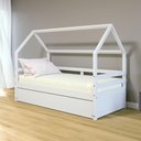 Ver imagem 1 de Bicama Casinha Solteiro Slim Rb Branco Housin