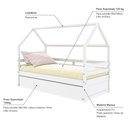 Ver imagem 4 de Bicama Casinha Solteiro Slim Rb Branco Housin