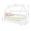 Ver imagem 3 de Bicama Casinha Solteiro Slim Rb Branco Housin