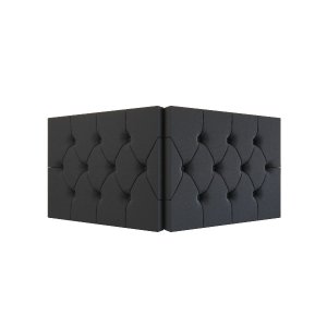 Cabeceira Cama de Solteiro Elisa 0.90 - Gt Magazine:preto