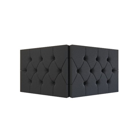 Cabeceira Cama de Solteiro Elisa 0.90 - Gt Magazine:preto