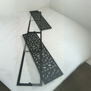 Ver imagem 5 de Grelha Ralo Externo Quintal 15x100 Garden Preto Fosco com Tela e Suporte Linear